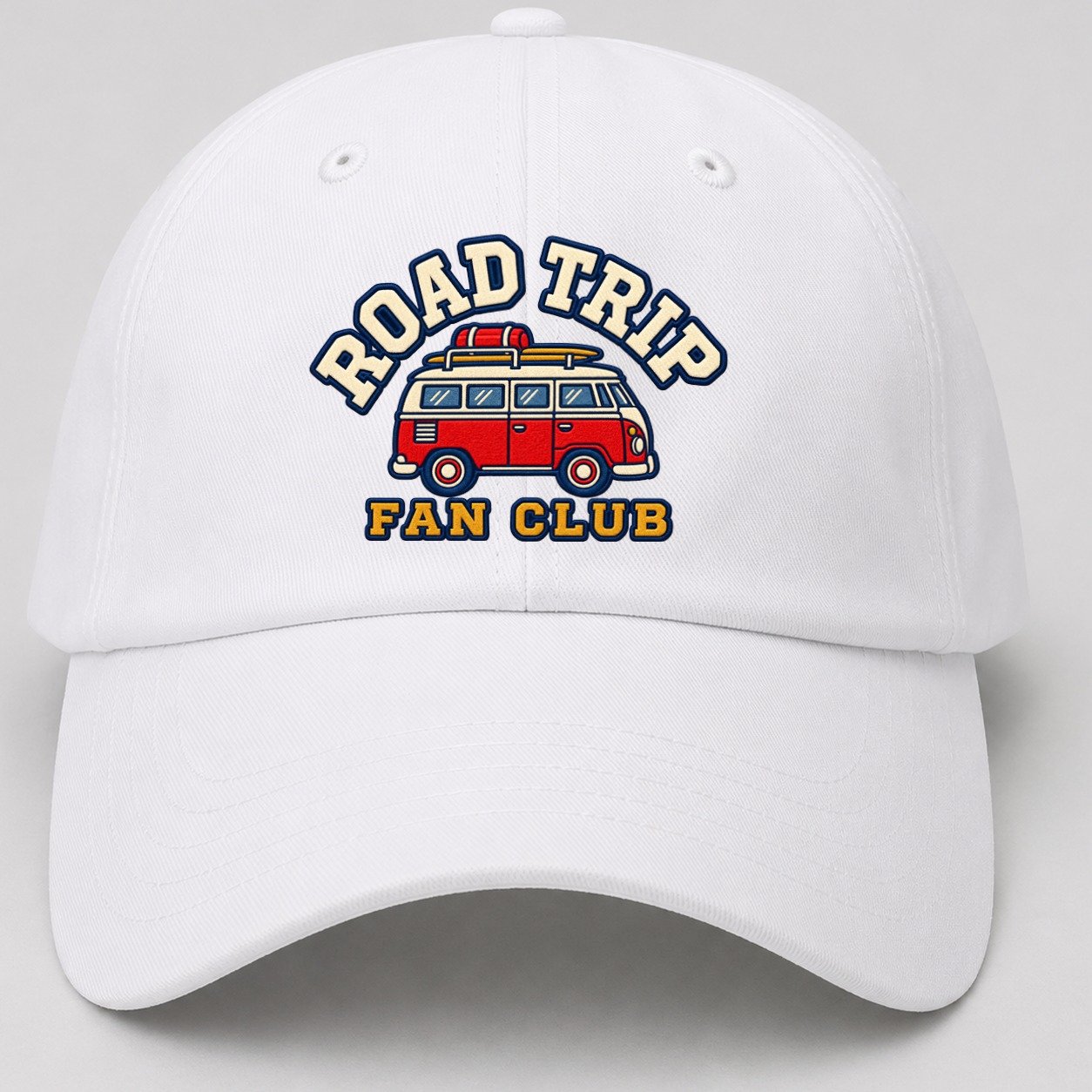 Road Trip Fan Club Baseball Cap – White