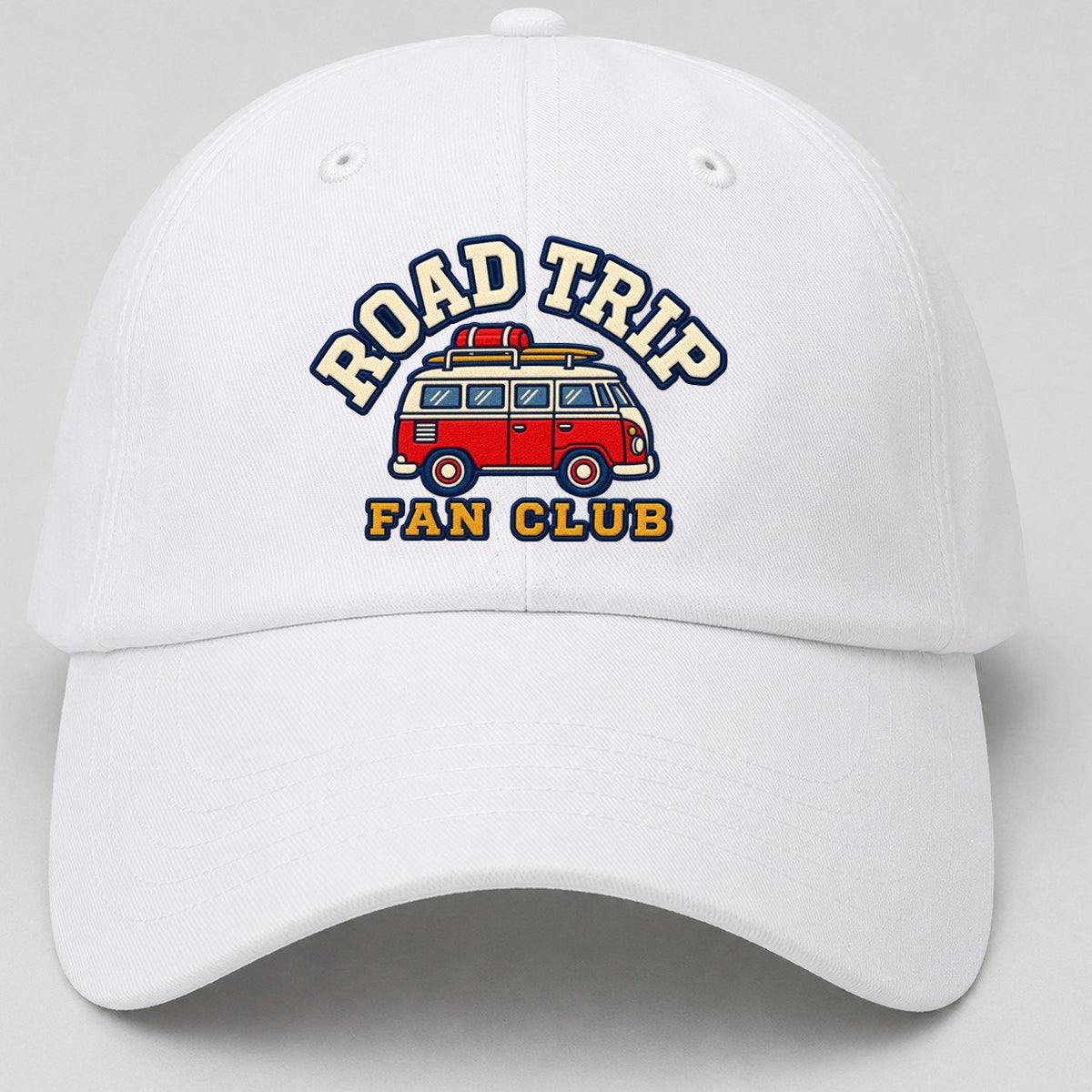 Road Trip Fan Club Baseball Cap – White