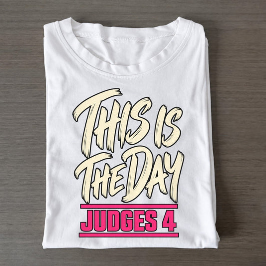 This Is The Day Daughters Of Deborah Classic T-shirt – White