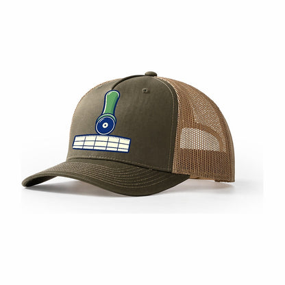 Rotary Cutter And Ruler Sewing And Quilting Trucker Hat – Olive Khaki