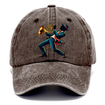 French Horn Icon Music Instruments Classic Cap – Brown