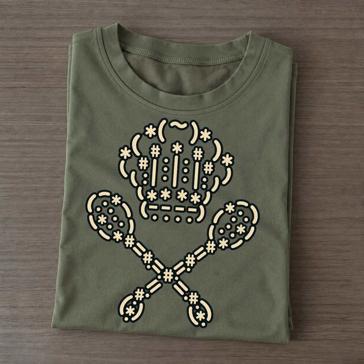 Spoons At Work Classic T-shirt – Army Green