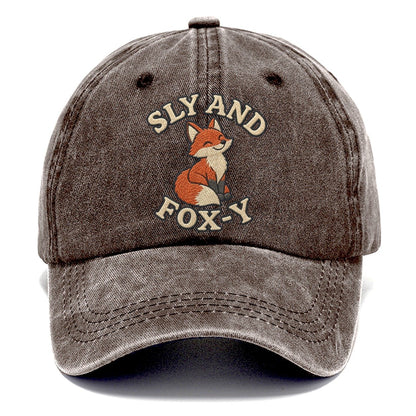 Fox Animal Puns Classic Cap – Brown