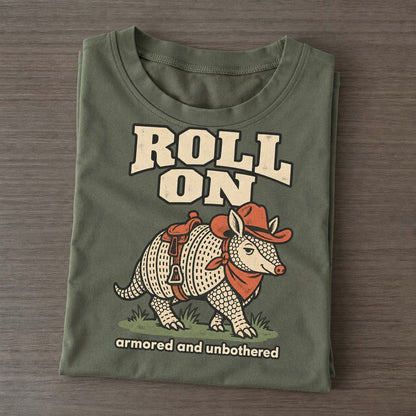 Roll On Cowboy Critters Classic T-shirt – Army Green