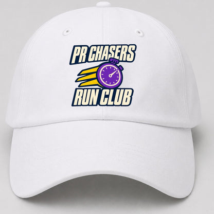 Pr Chasers Run Club 90S Running Clubs Baseball Cap – White