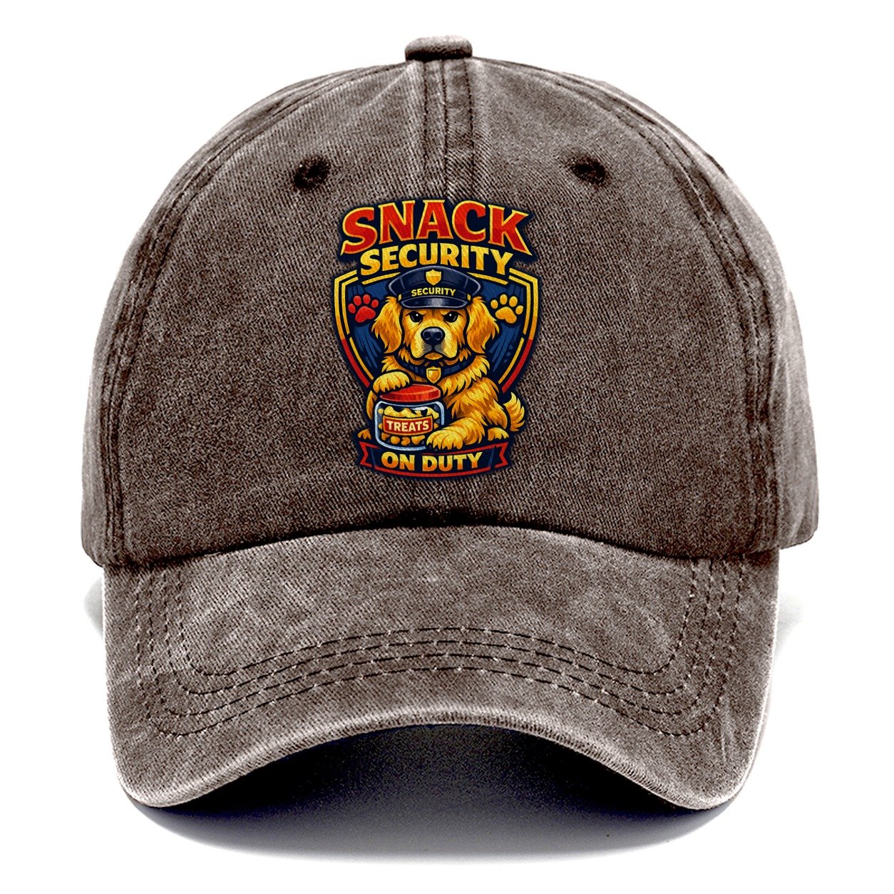 Snack Security Classic Cap – Brown