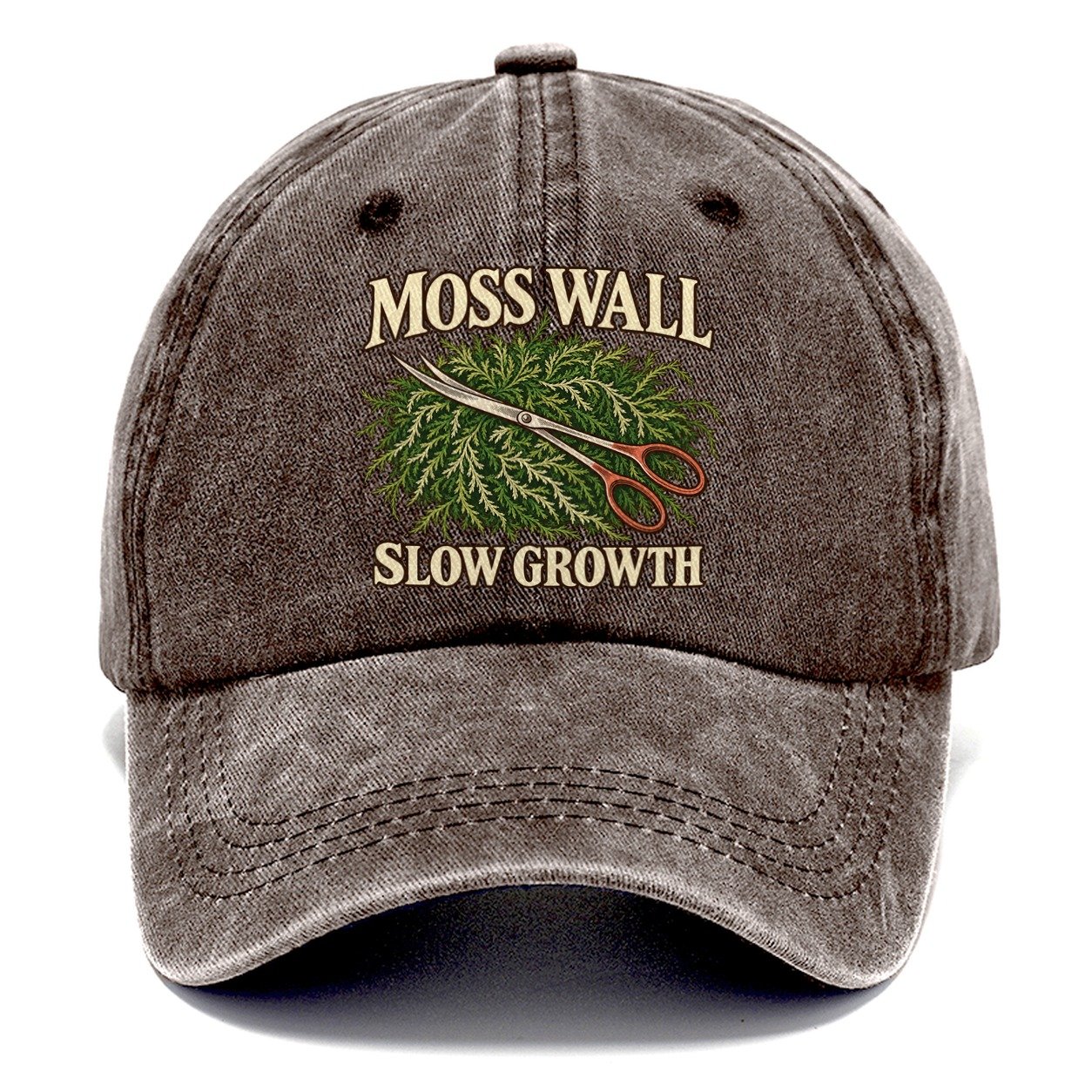 Moss Wall Slow Growth Aquarium Keeping Classic Cap – Brown