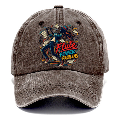 Flute Player Problems Music Instruments Classic Cap – Brown