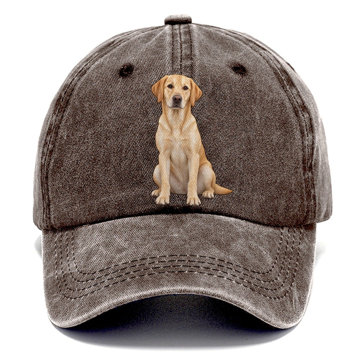 American Yellow Labrador Classic Cap – Brown