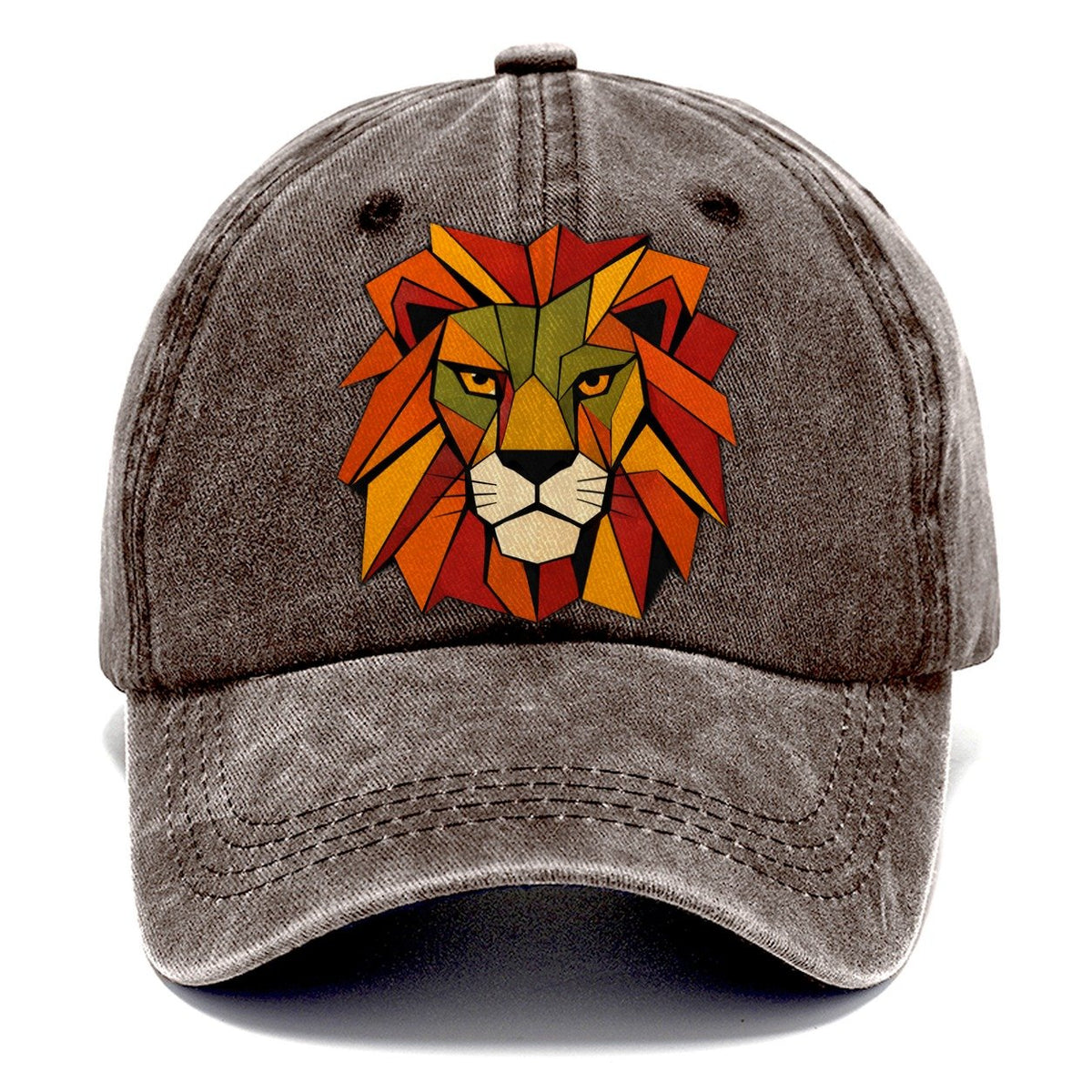 Lion Mane Portrait Classic Cap – Brown