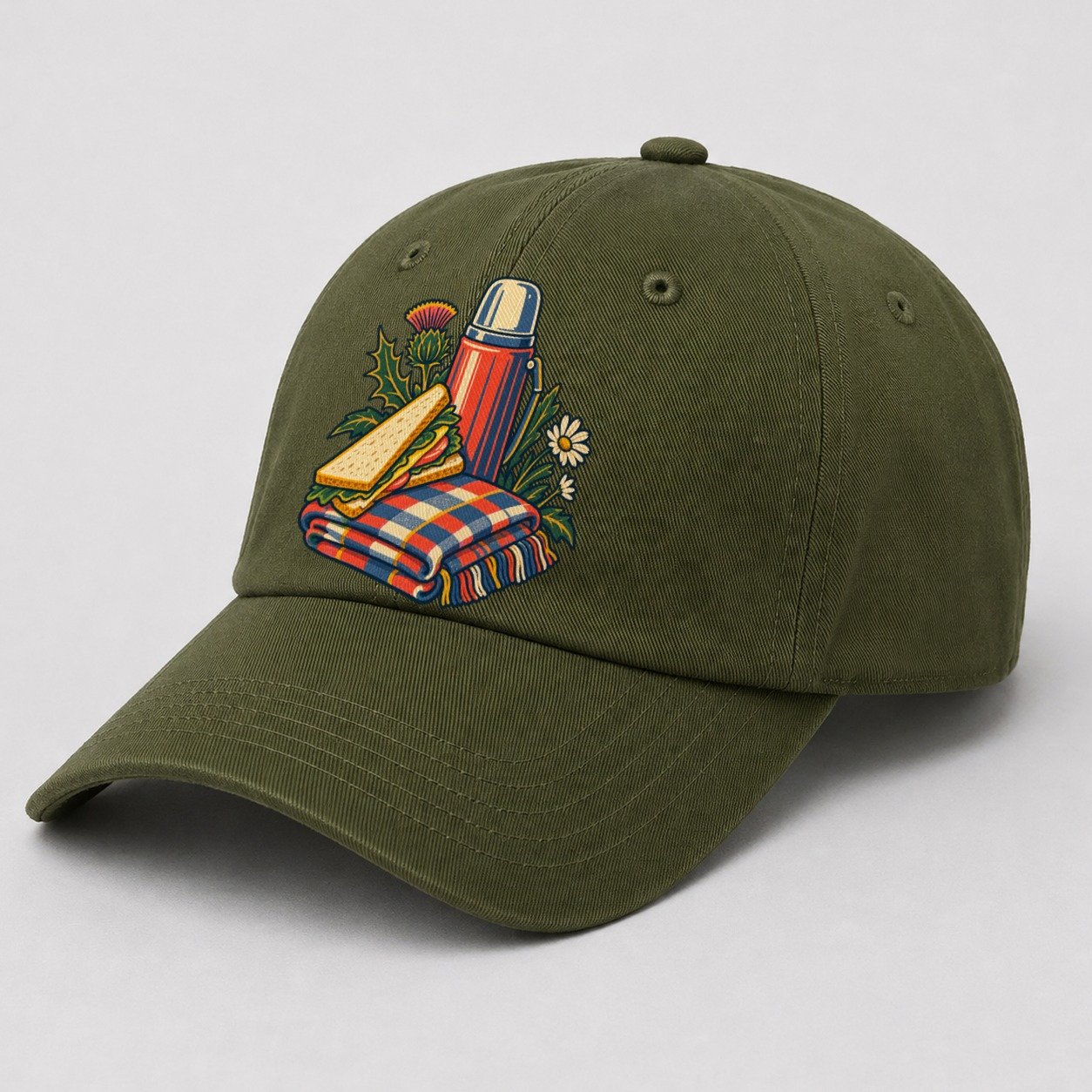 Army Green — angle view