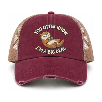 Burgundy-Khaki — front view