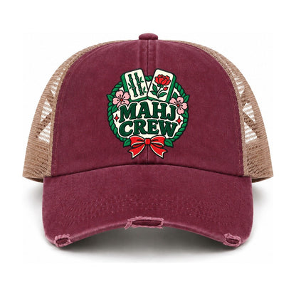 Burgundy-Khaki — front view