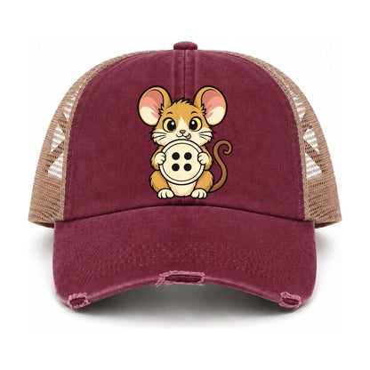 Burgundy-Khaki — front view