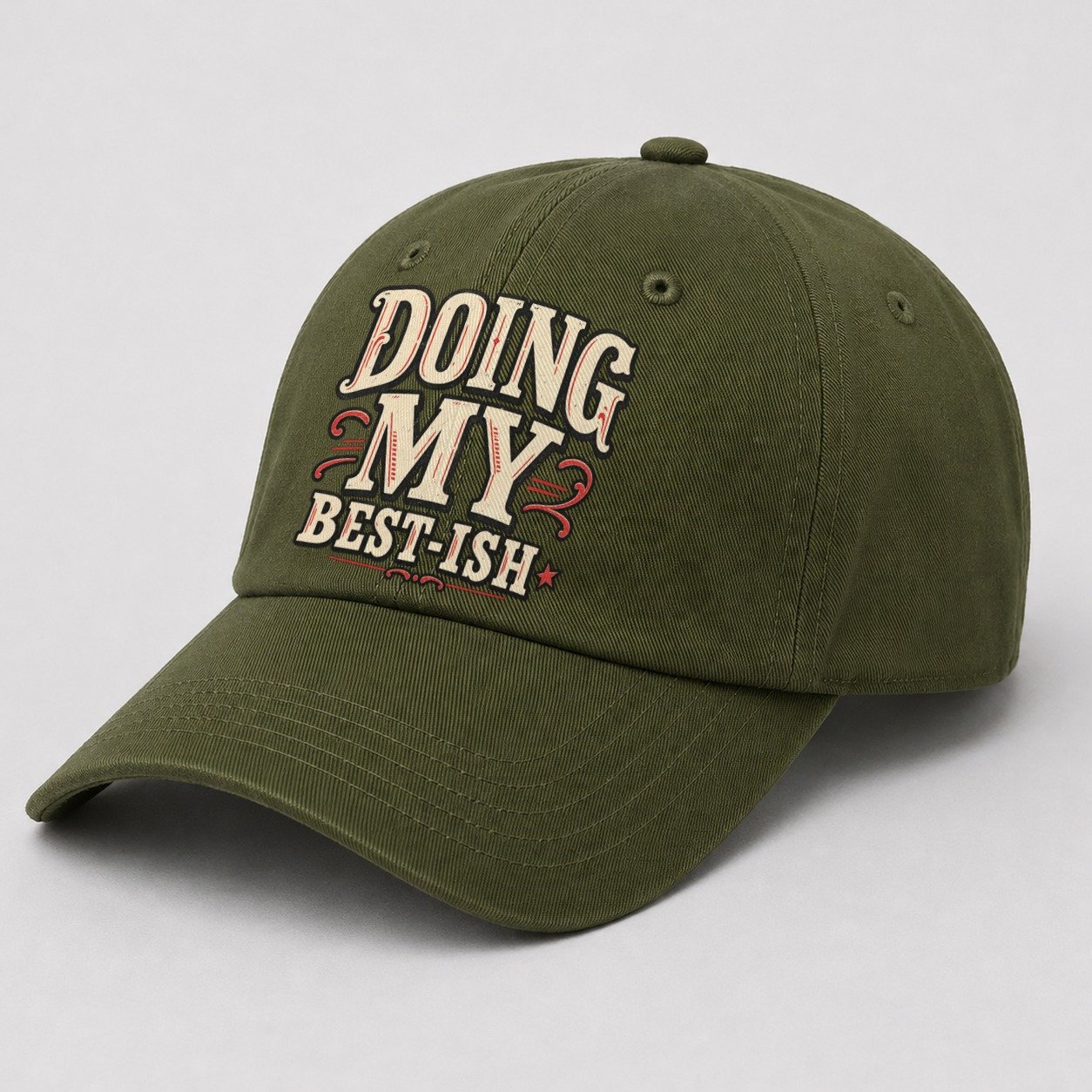 Army Green — angle view