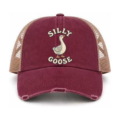 Burgundy-Khaki — front view