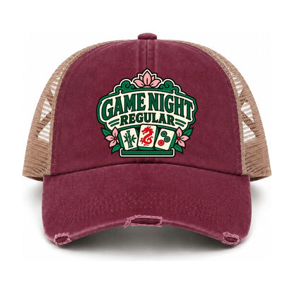 Burgundy-Khaki — front view