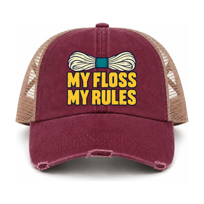Burgundy-Khaki — front view