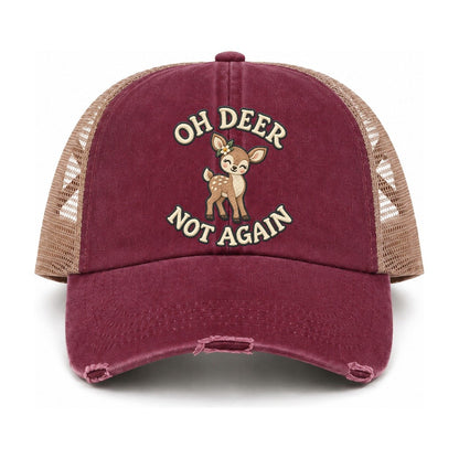 Burgundy-Khaki — front view