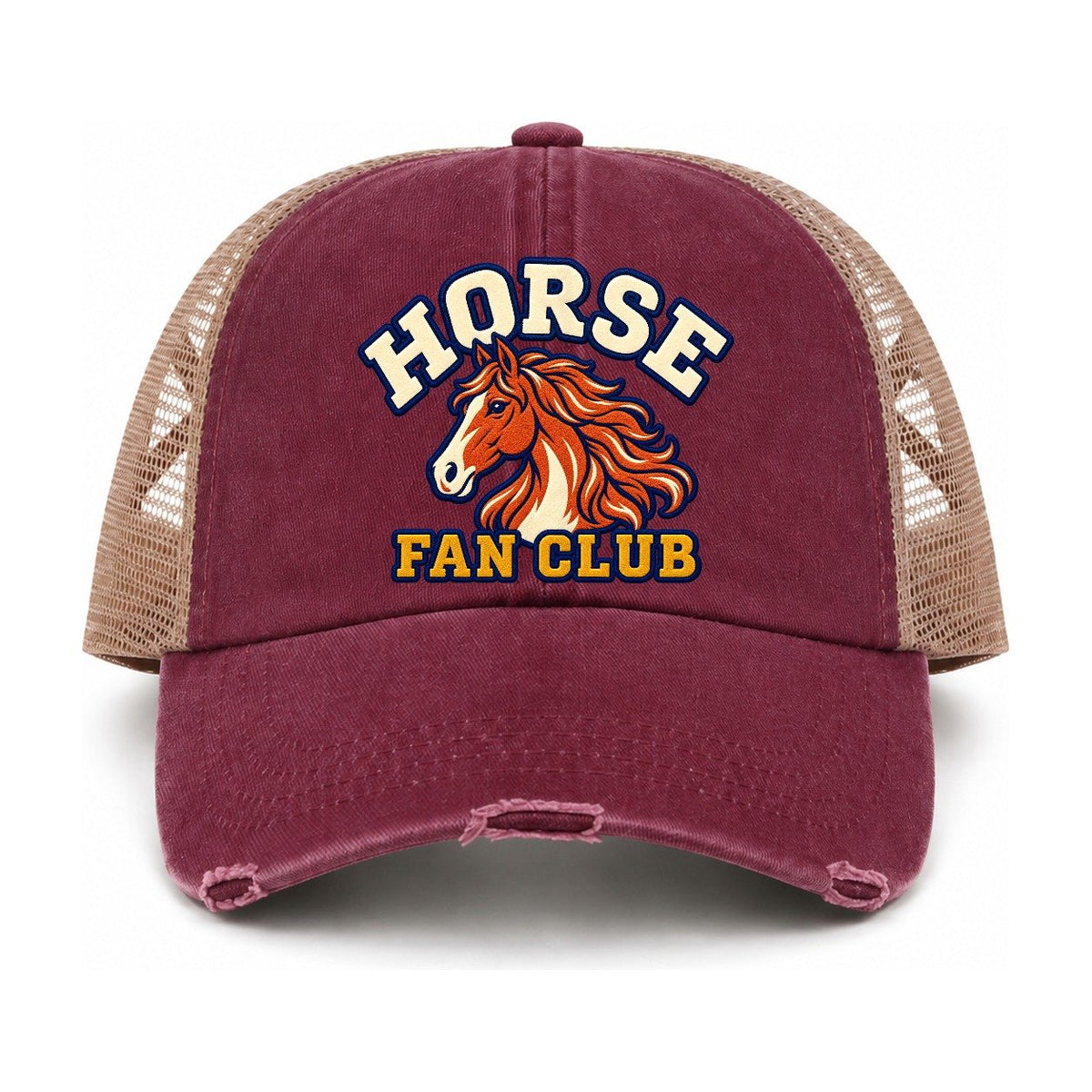 Burgundy-Khaki — front view