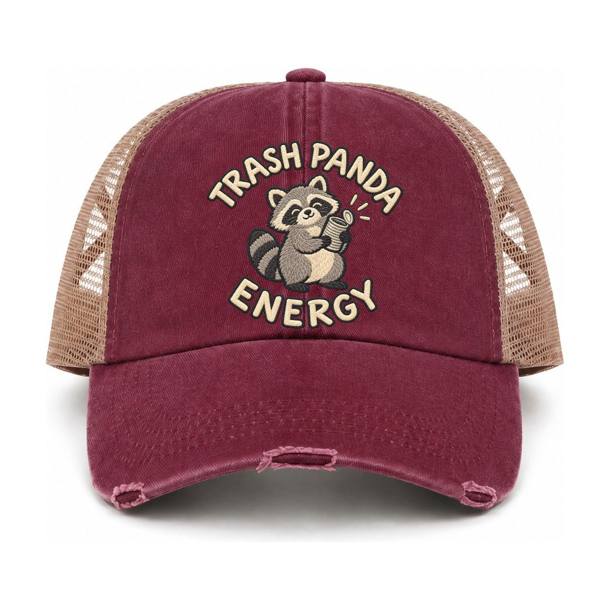 Burgundy-Khaki — front view
