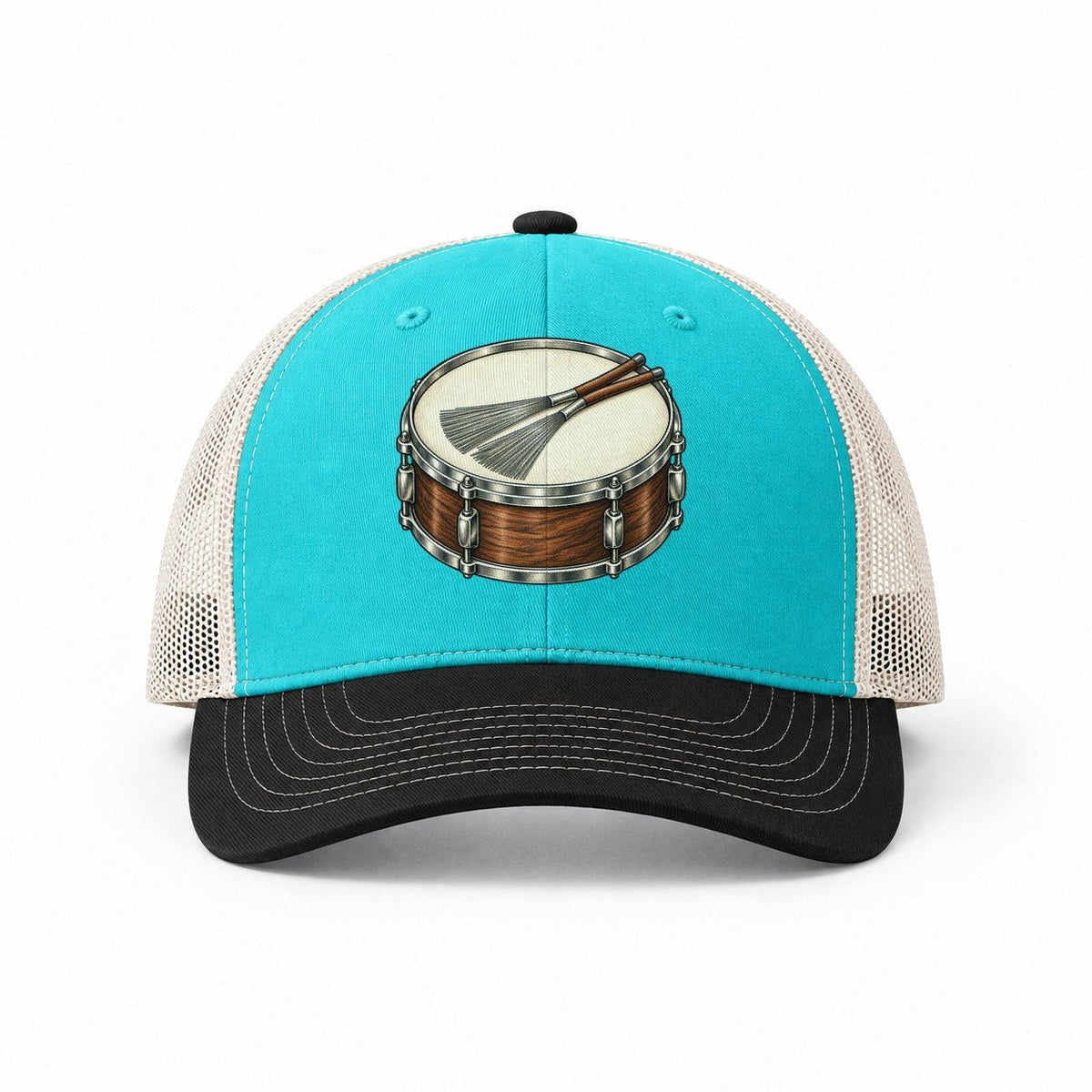 Aqua-Black-White — front view
