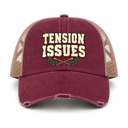 Burgundy-Khaki — front view