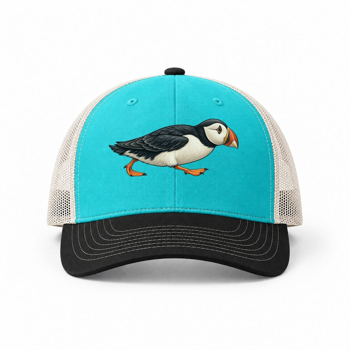 Aqua-Black-White — front view