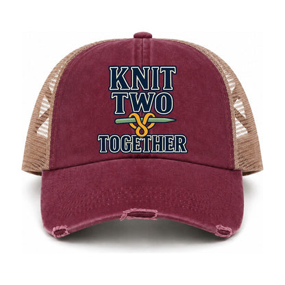 Burgundy-Khaki — front view