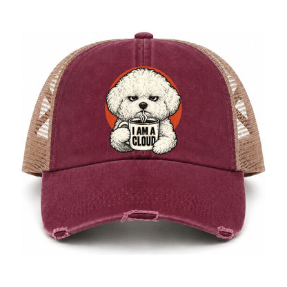 Burgundy-Khaki — front view
