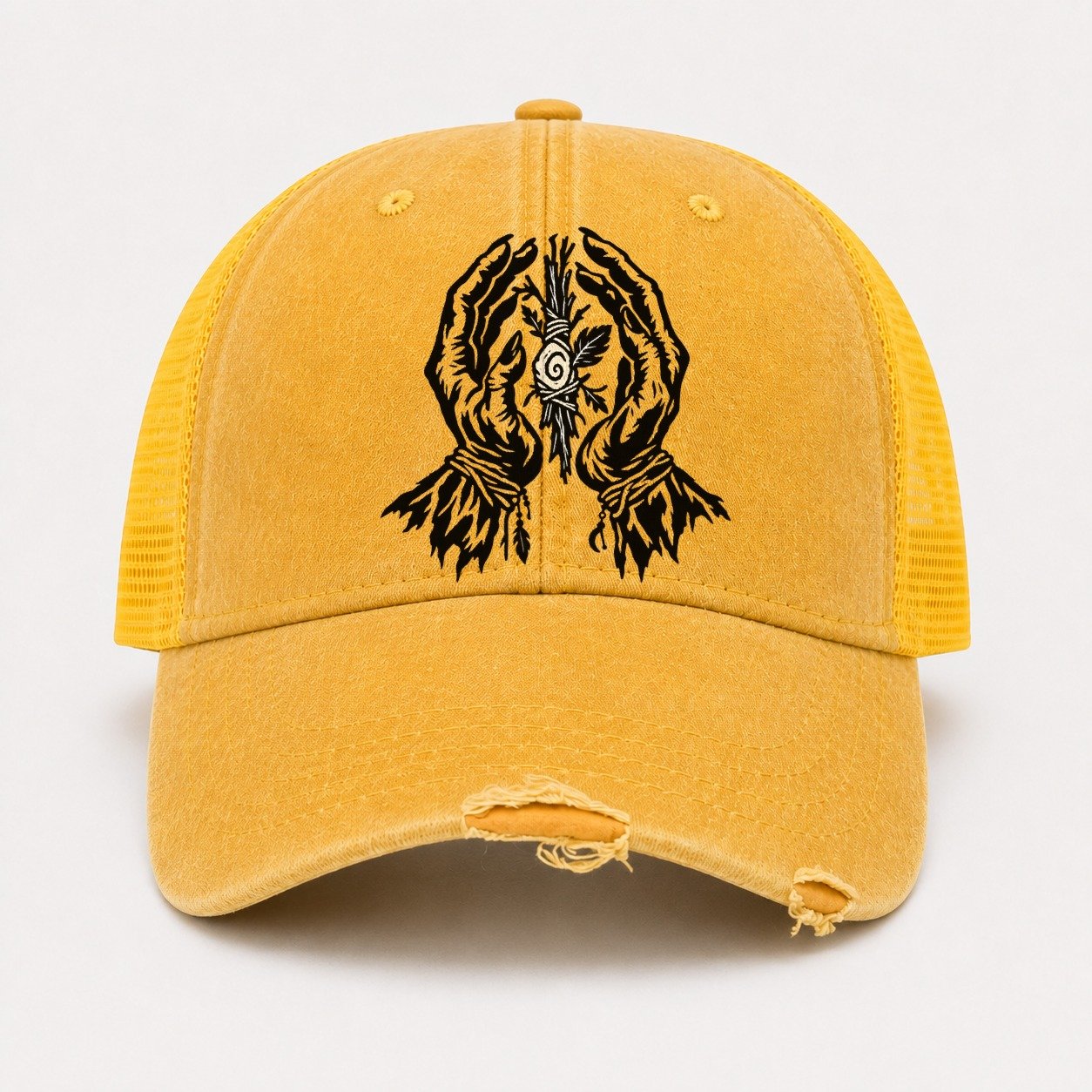 Yellow — front view