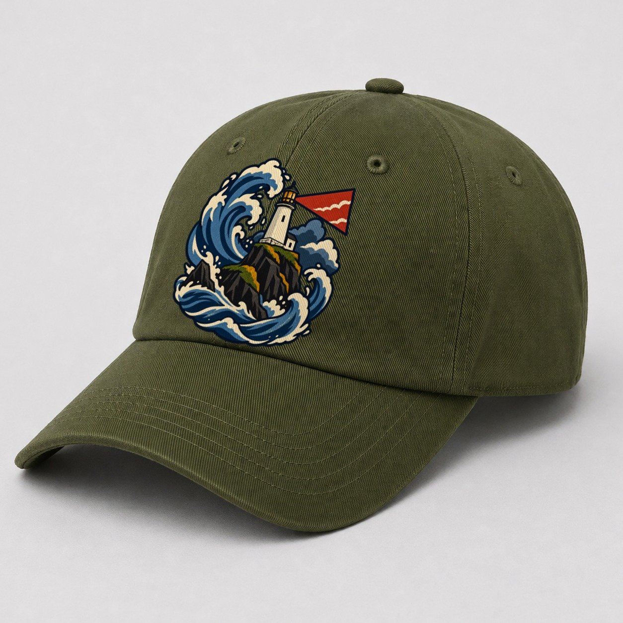 Army Green — angle view