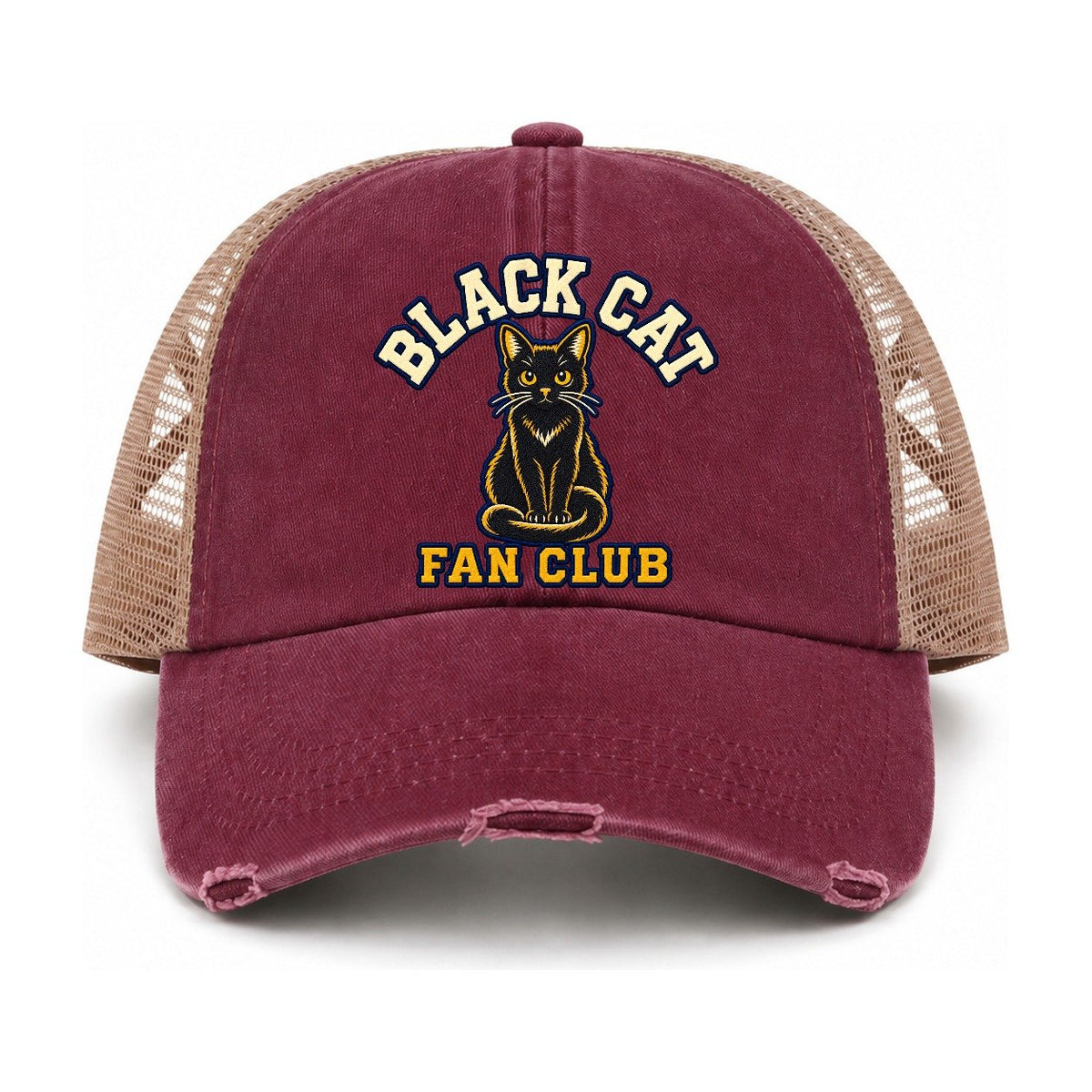 Burgundy-Khaki — front view