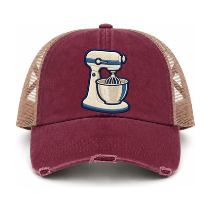 Burgundy-Khaki — front view