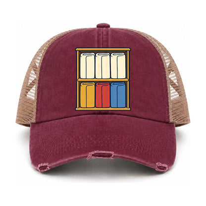 Burgundy-Khaki — front view