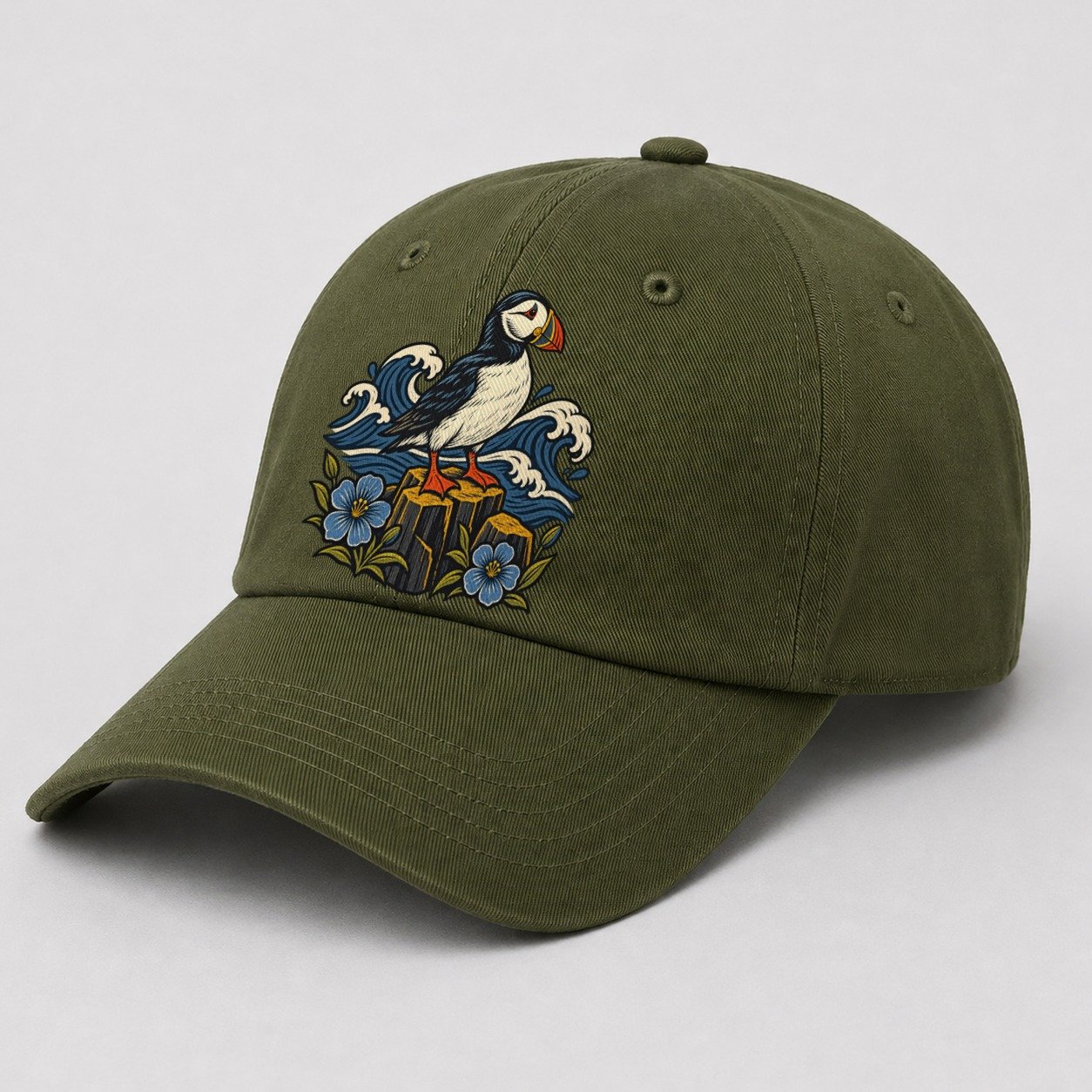 Army Green — angle view