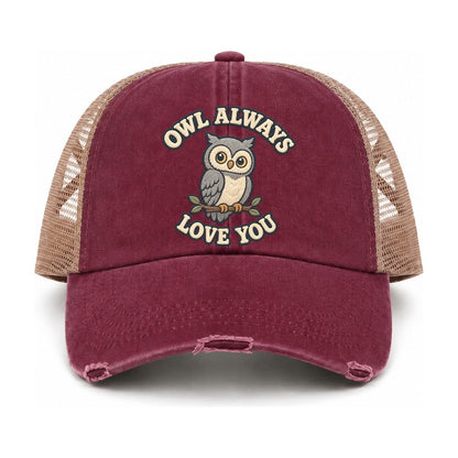 Burgundy-Khaki — front view
