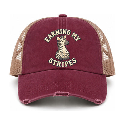 Burgundy-Khaki — front view