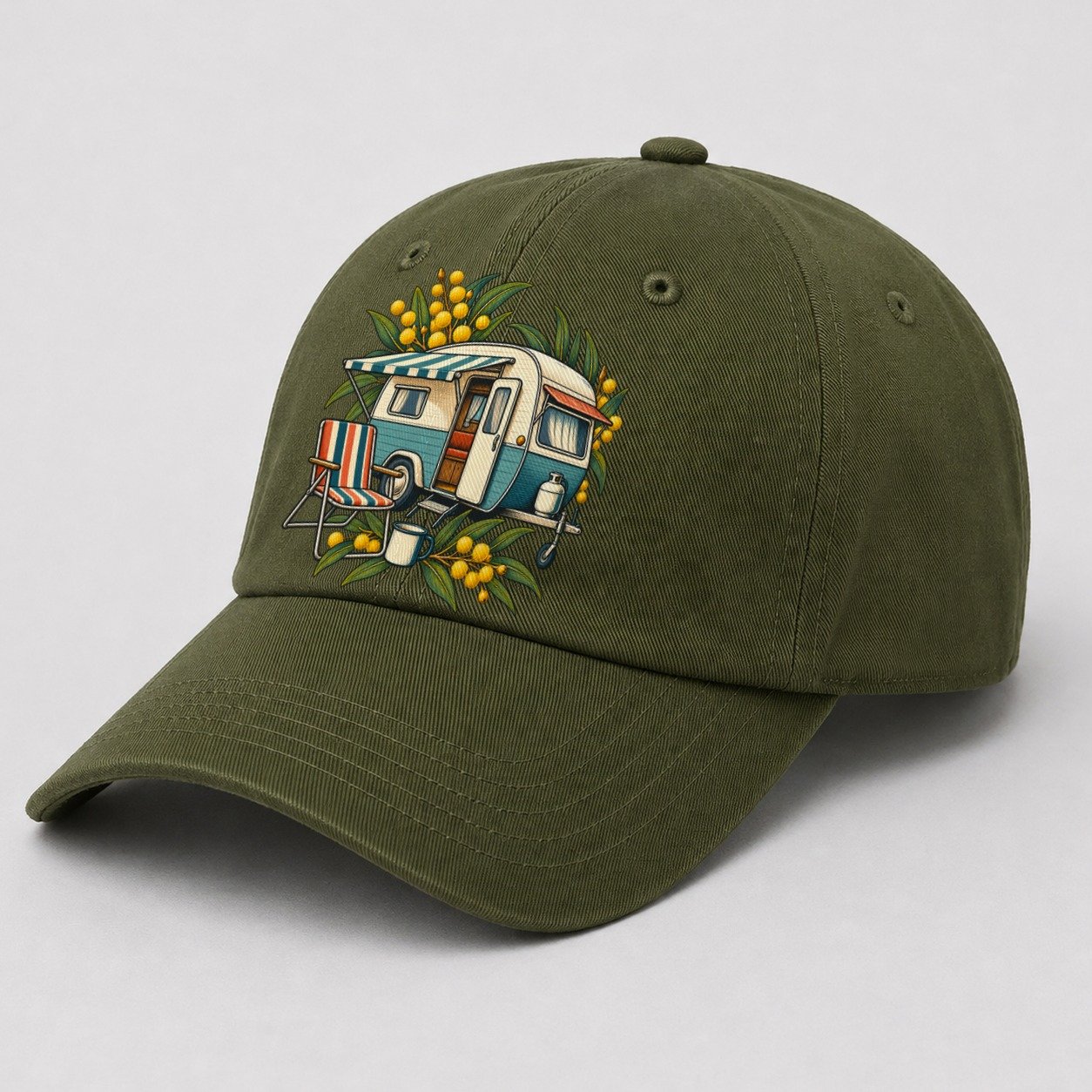 Army Green — angle view