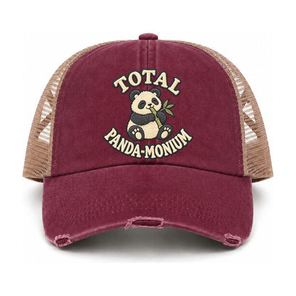 Burgundy-Khaki — front view