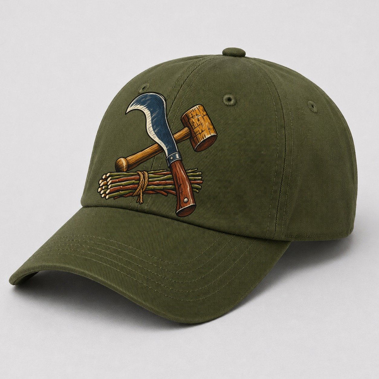 Army Green — angle view