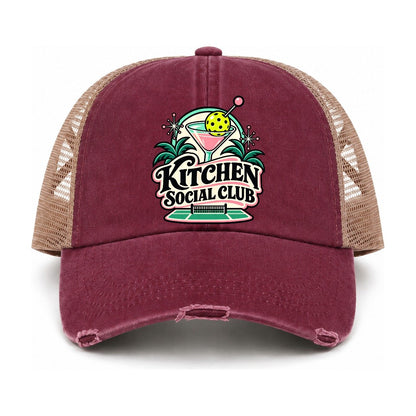 Burgundy-Khaki — front view