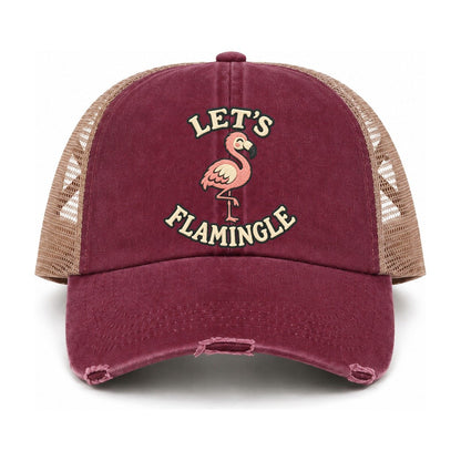 Burgundy-Khaki — front view