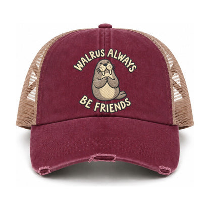 Burgundy-Khaki — front view