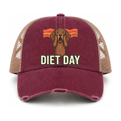Burgundy-Khaki — front view
