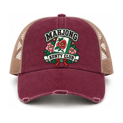 Burgundy-Khaki — front view