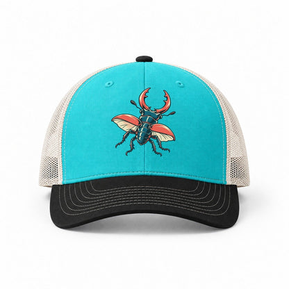 Aqua-Black-White — front view