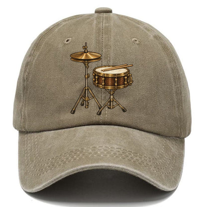Hi Hat And Snare Fan Favorites Classic Cap – Warm Sand