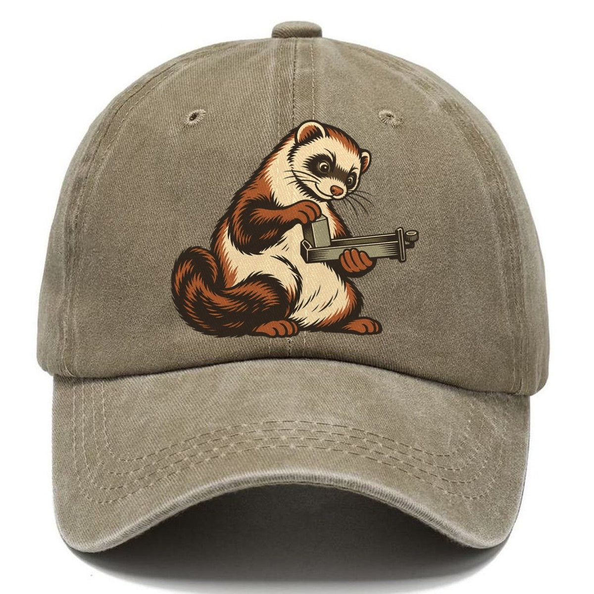 Ferret Typesetter Sundown Familiars Classic Cap – Warm Sand