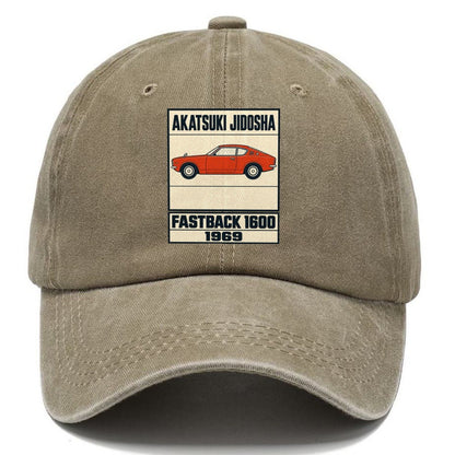 Akatsuki Fastback Showa Speed Plates Classic Cap – Warm Sand